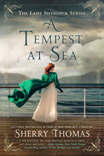 Cover for A Tempest at Sea, Lady Sherlock book 7